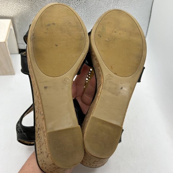 Diba Wedge Sandals Size 10 - Picture 8 of 10
